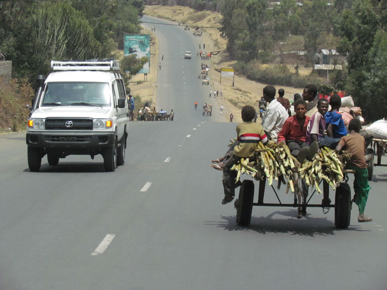 estas son las carreteras en etiopia